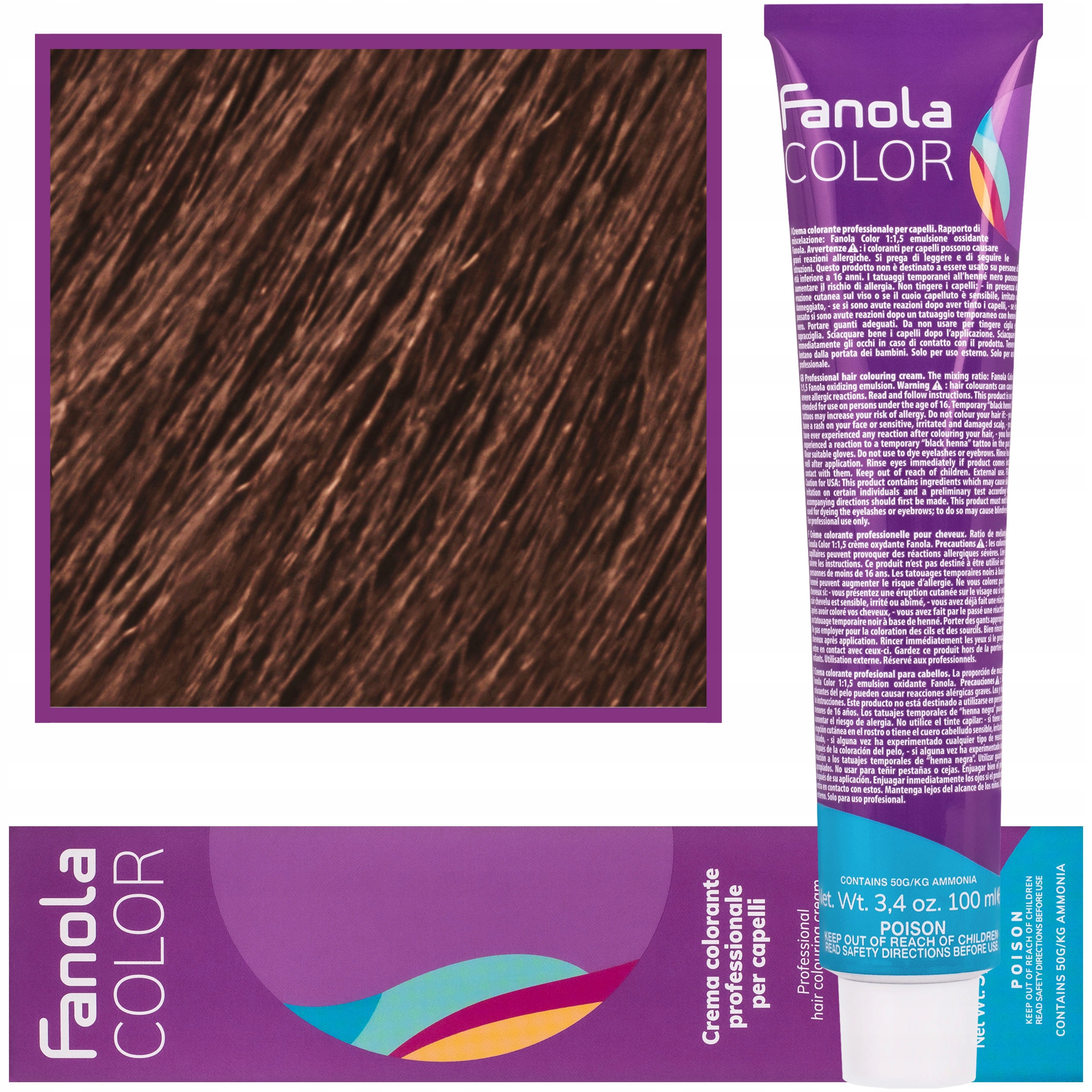 

Farba do włosów Fanola 100ml kolor 7,14