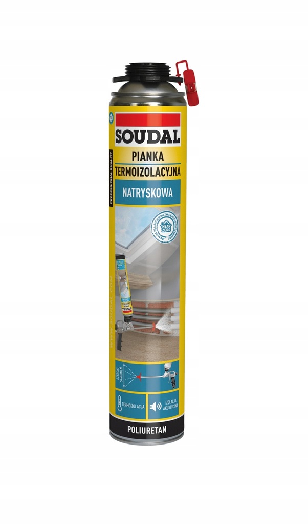 SOUDAL PIANA TERMOIZOLACYJNA NATRYSKOWA DO OCIEPLEŃ