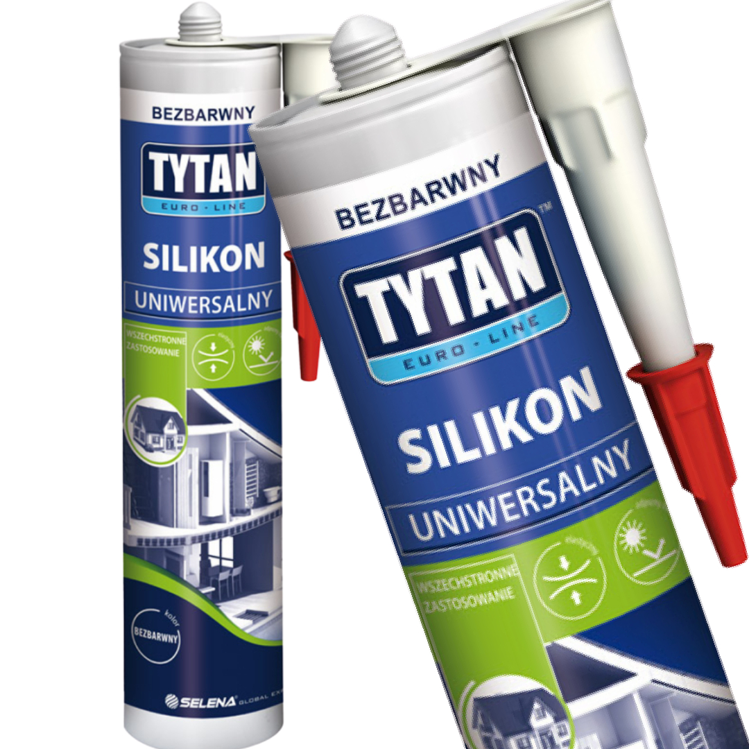 

Tytan Silikon Uniwersalny Bezbarwny 280ML Euroline