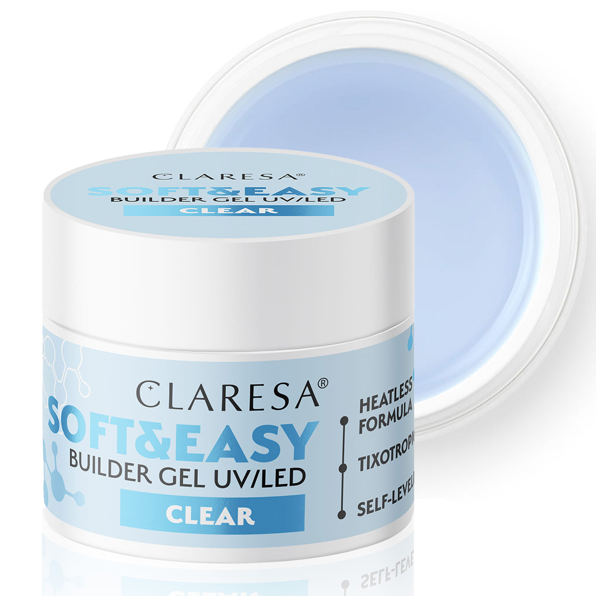 

Claresa żel budujący gel do paznokci Clear 12g