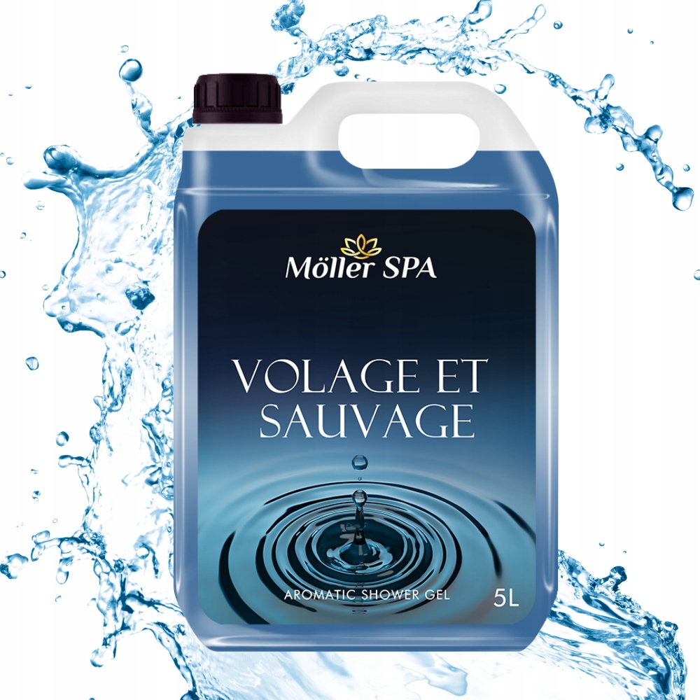 Sprchový gel Möller Spa Volage et Sauvage 5000 ml