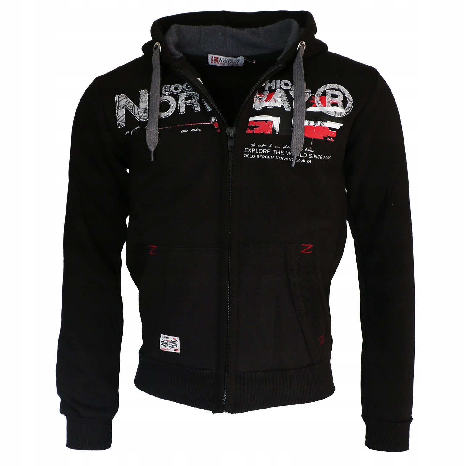 Geographical Norway mikina pánská Gisland Men 100 6XL černá