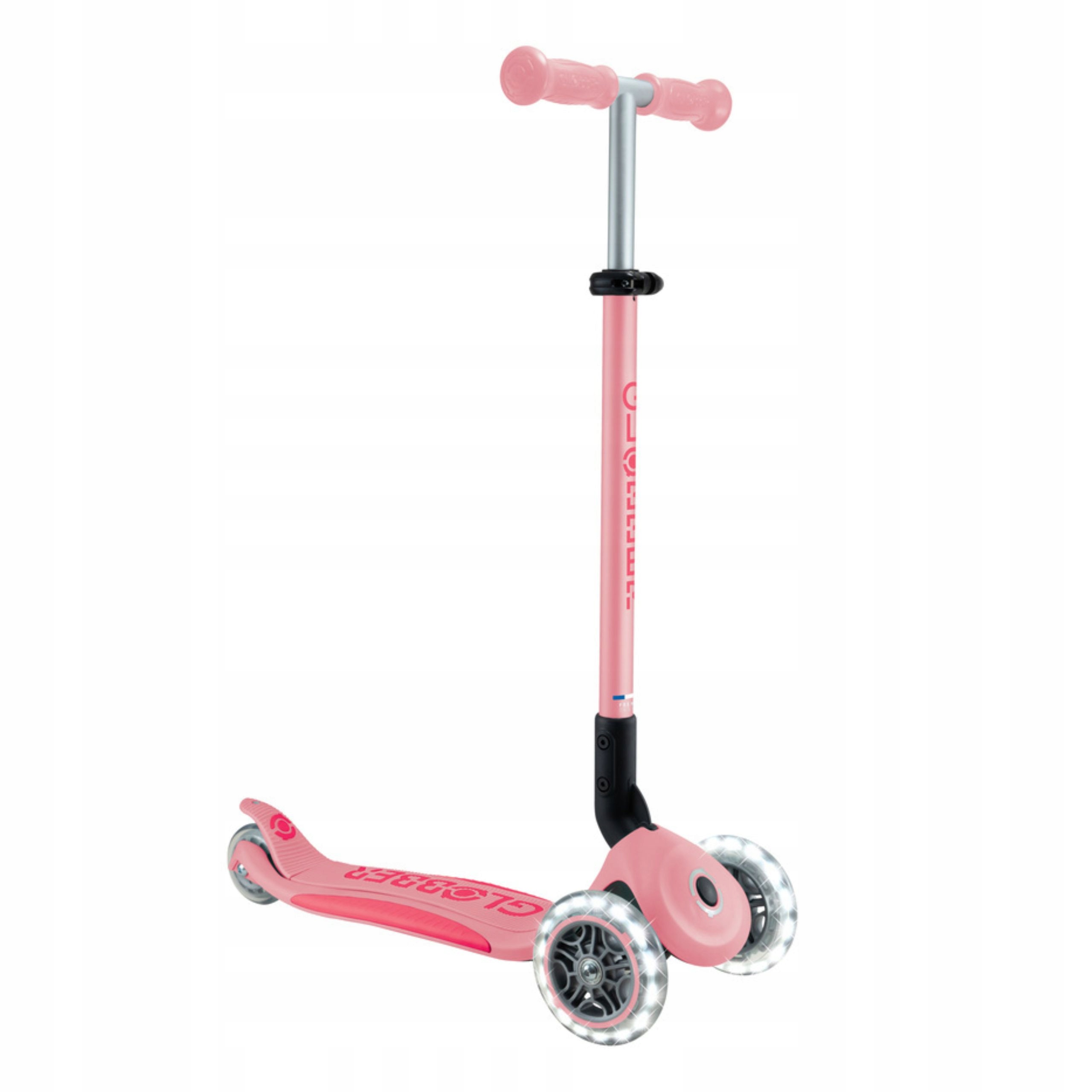 Globber Hulajnoga dla dzieci 3 kołowa Led Primo Foldable Lights składana