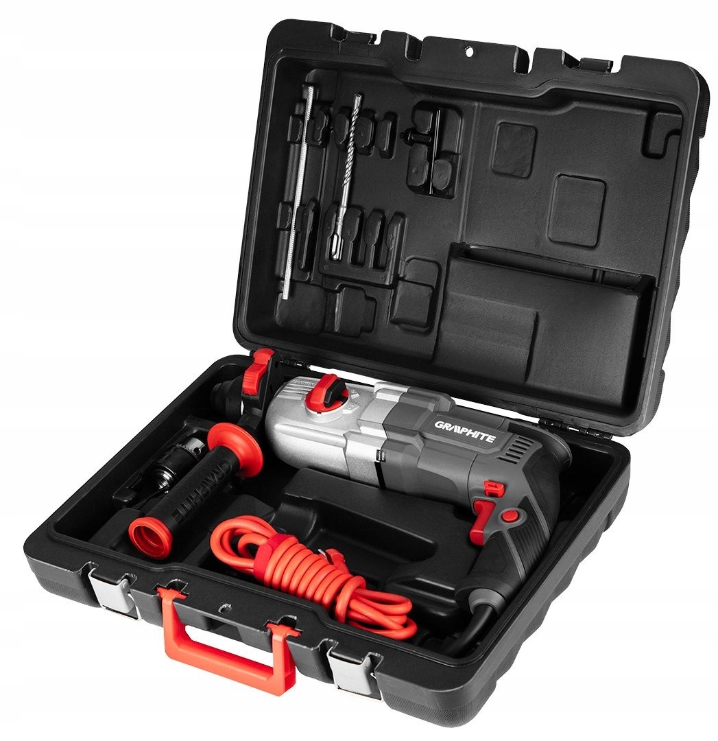 58G539 MŁOTOWIERTARKA SDS+ 900W, WALIZKA GRAPHITE Marka Graphite