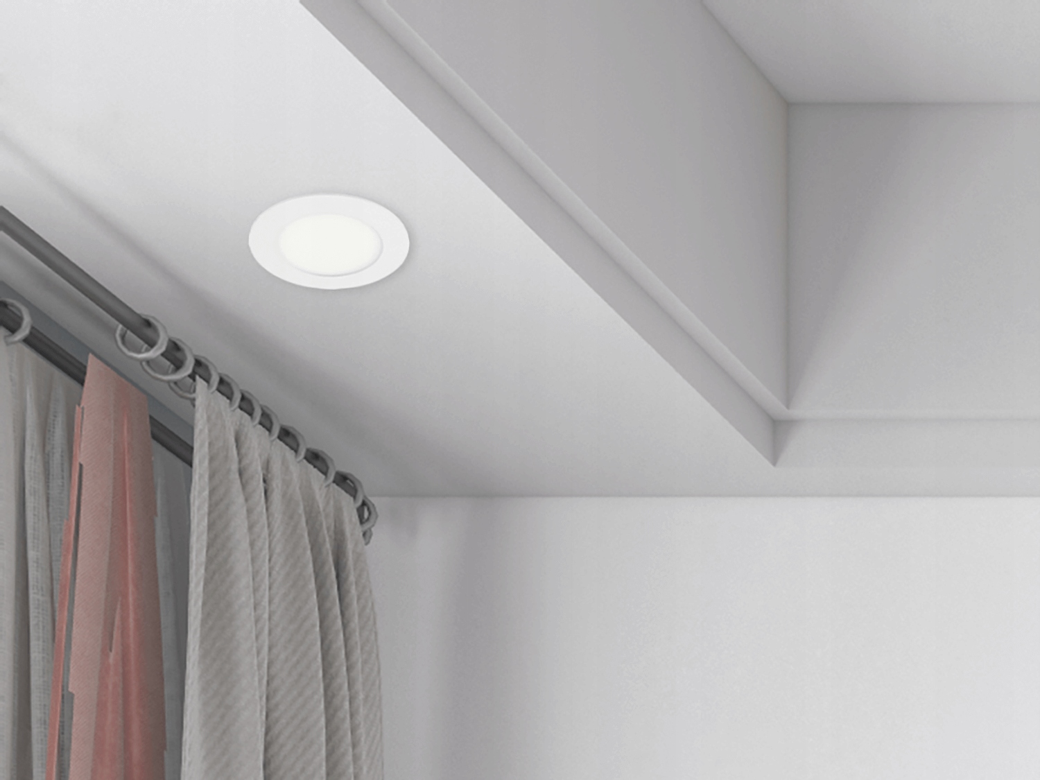 PANEL LED PODTYNKOWY OKRĄGŁY 6W PLAFON BIAŁY CIEPŁY 3000K Rodzaj gwintu zintegrowane źródło LED