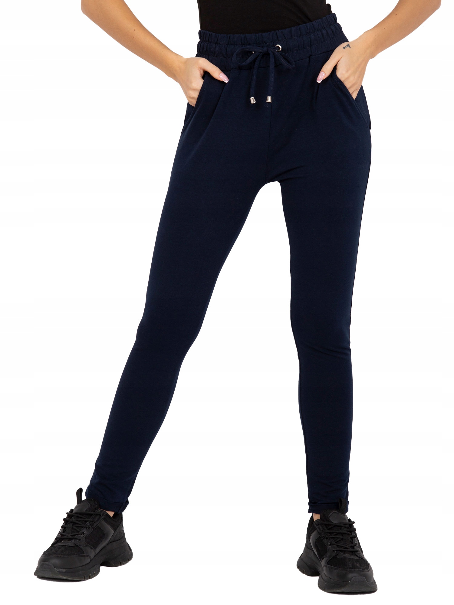 

Bawełniane Spodnie dresowe damskie Dresy - M