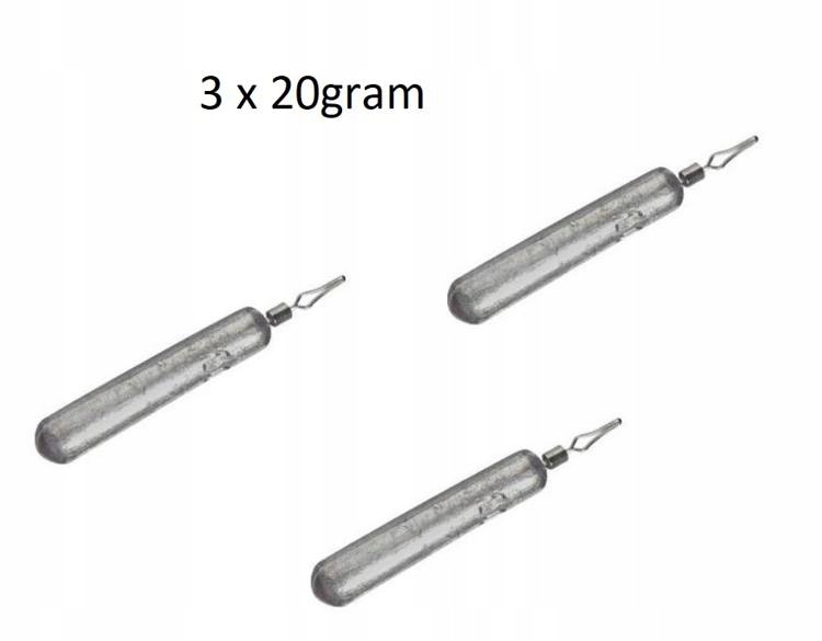 

Ciężarek Pałeczka Drop Shot 20 Gram OP.3SZT Konger