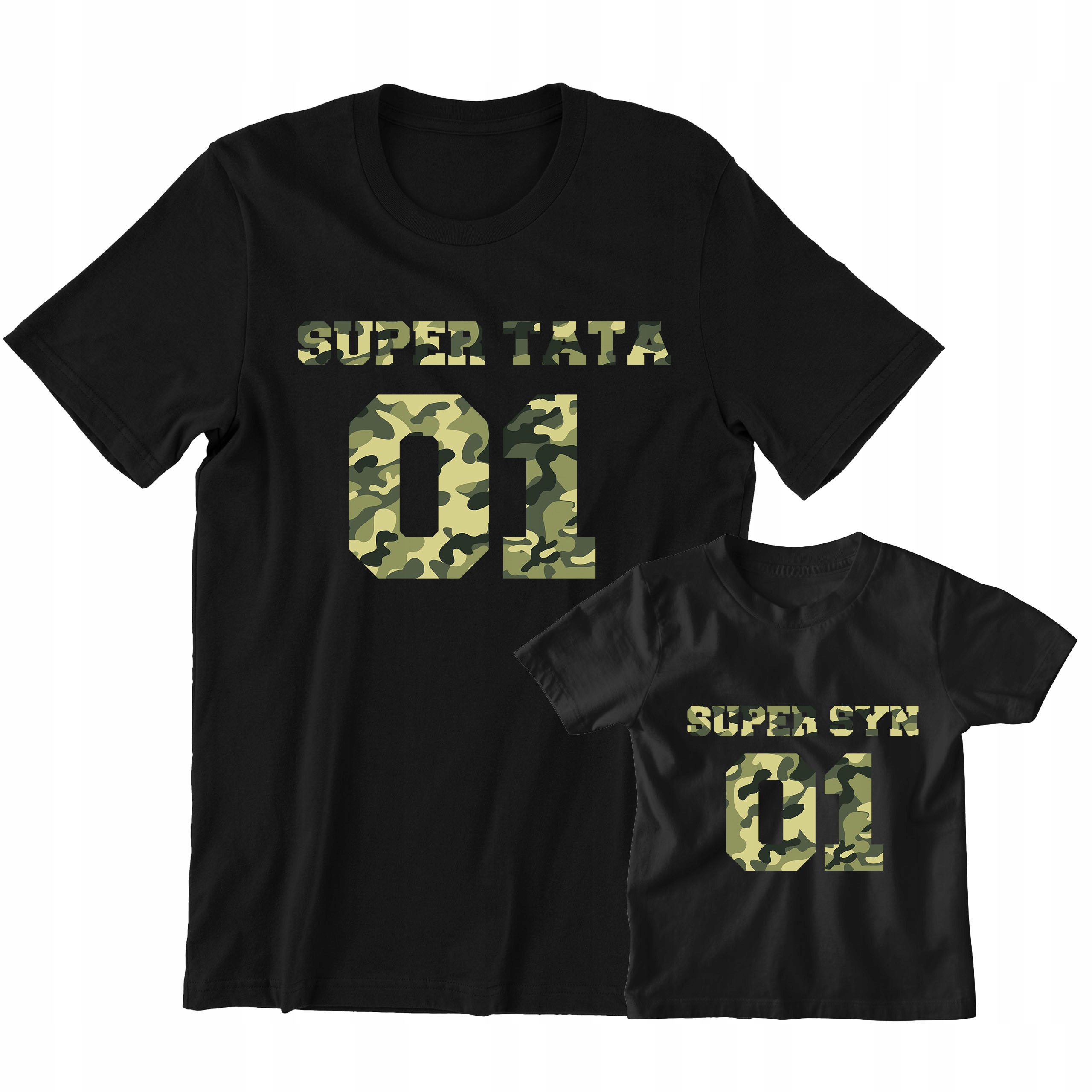 

Komplet Dwóch Koszulek Dla Taty I Syna Zestaw