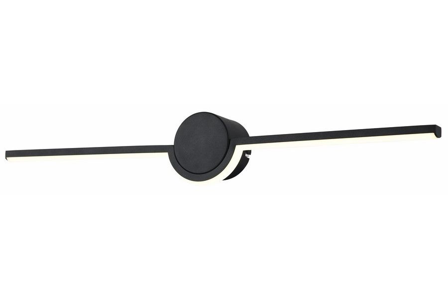 Led nástěnné svítidlo 8W černé, moderní, 61 cm Almyrida Reality, IP20