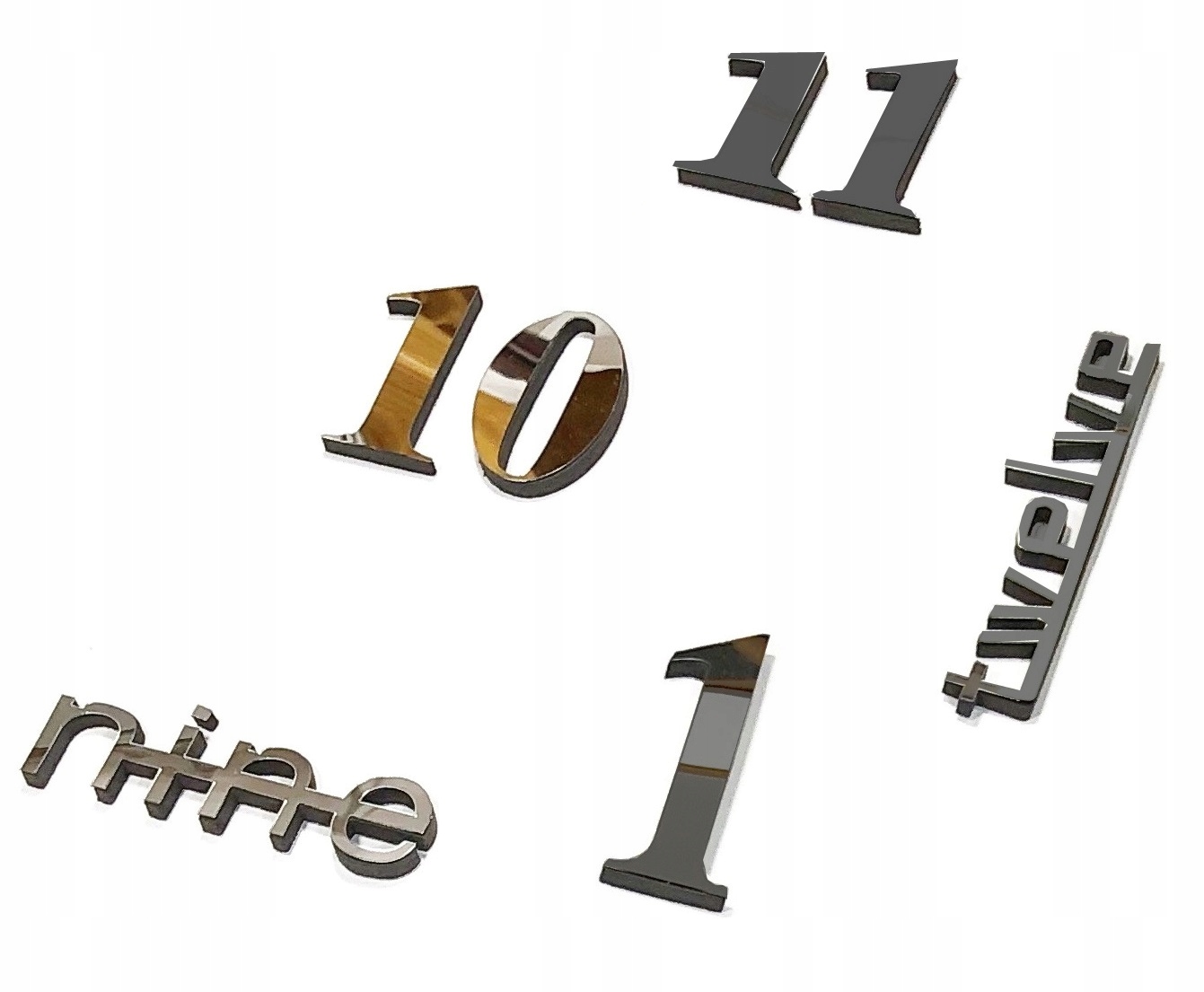 ZEGAR ŚCIENNY nowoczesny przyklejany na ścianę DIY EAN (GTIN) 5904063001965