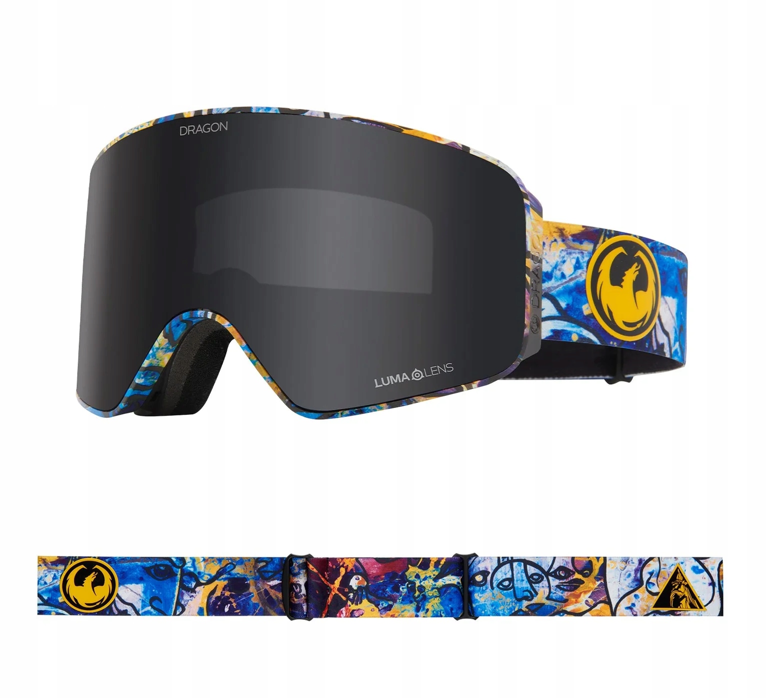 Gogle narciarskie snowboardowe Dragon Nfx Mag Otg Chris Benchetler 2 szyby