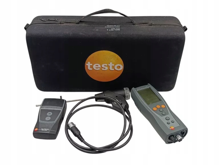 ANALIZATOR SPALIN TESTO 327-1 + SONDA + DRUKARKA TESTO PRINTER 0554 ...