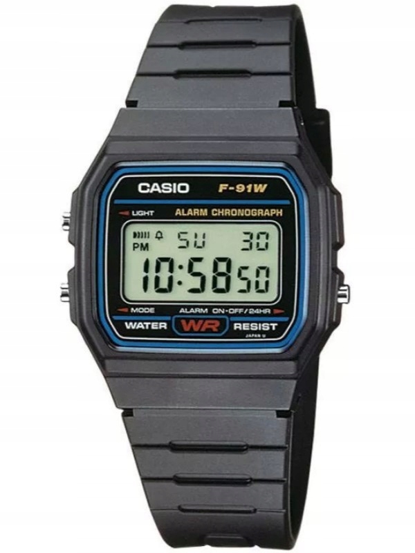 Zegarek elektroniczny Casio F-91WM-1BEF