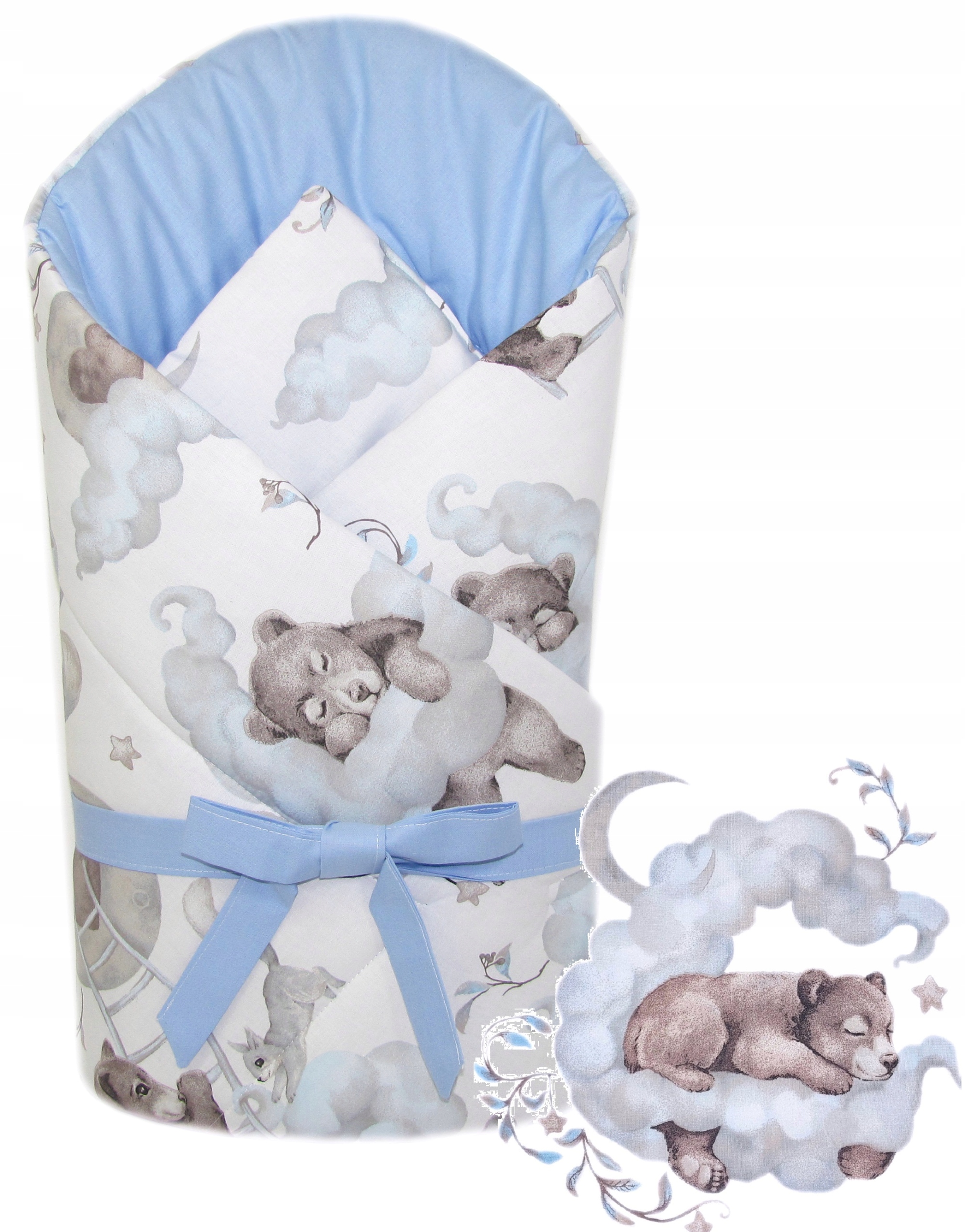 

Kaia-baby Rożek Becik Niemowlęcy Otulacz Bawełna