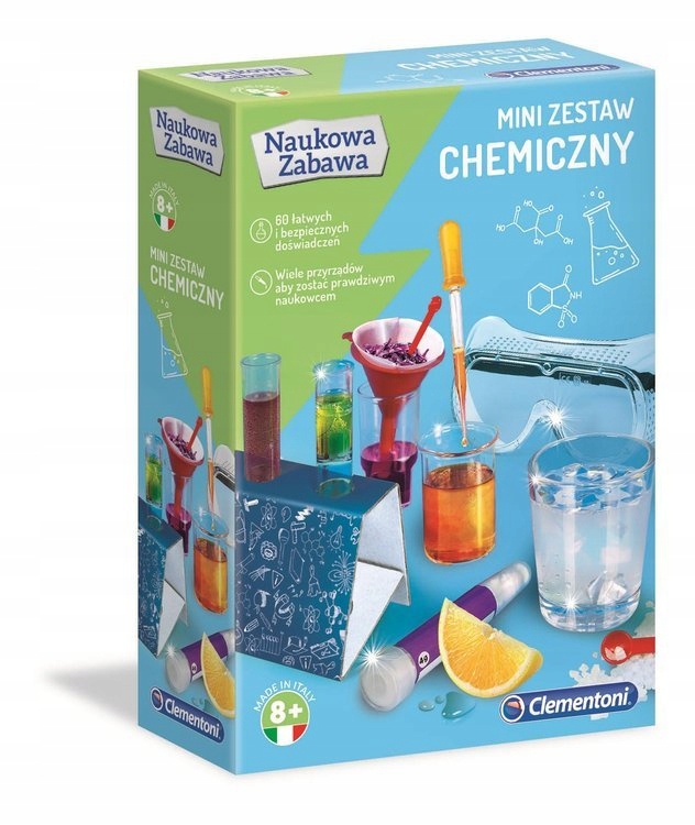 

Clementoni Mini Zestaw Chemiczny 60952 Chemia Edu