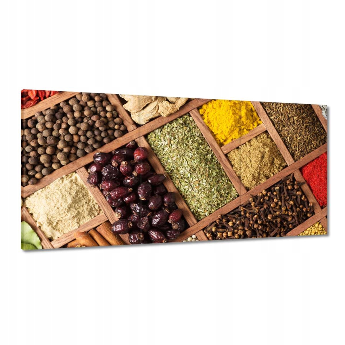 Obrazy 180x90 Korenie v krabiciach