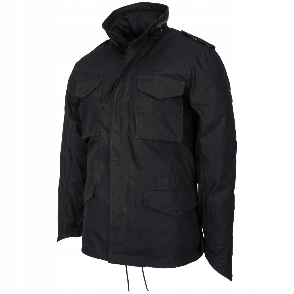 Pánská vojenská bunda Brandit M65 Classic s kapucí černá 4XL