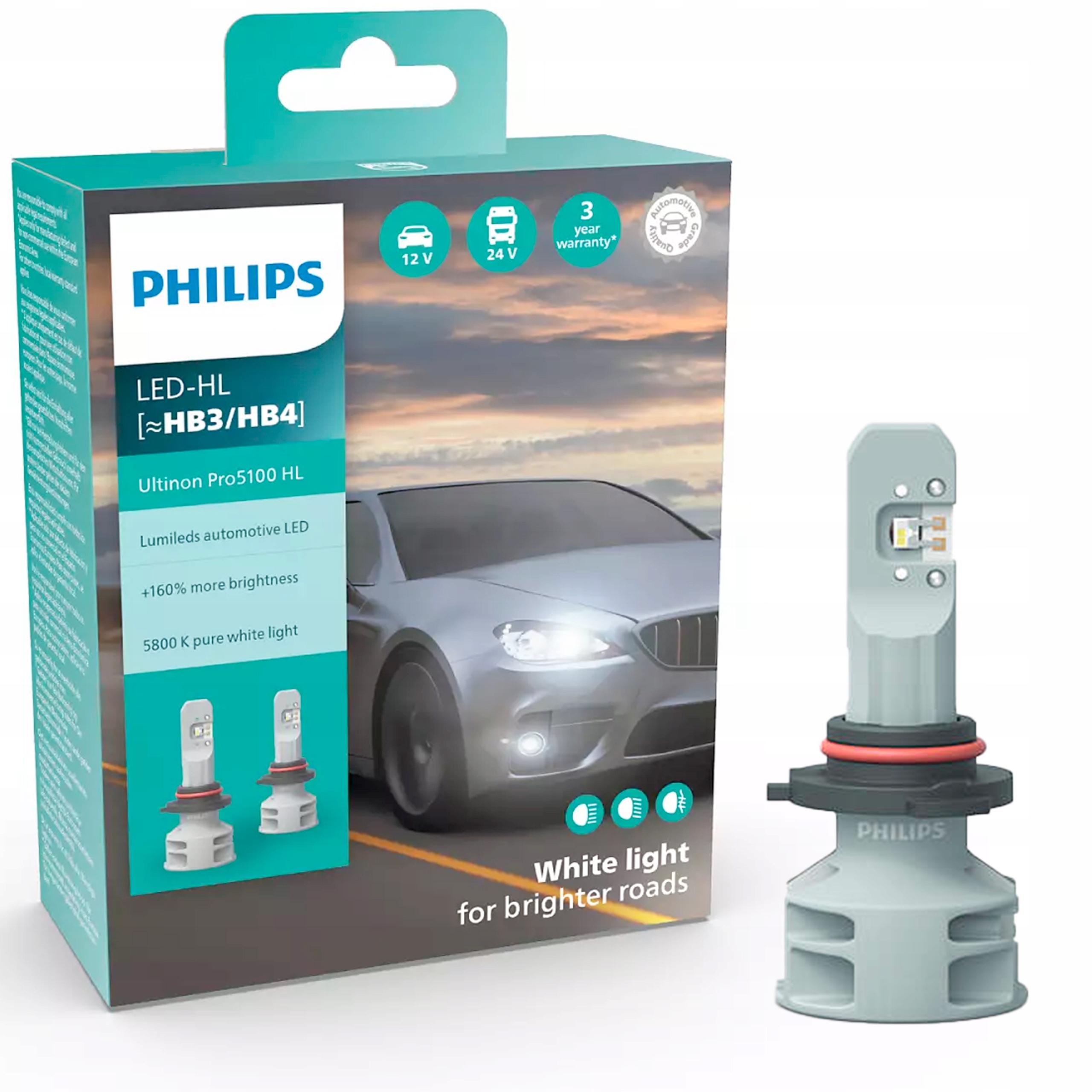 Philips Ultinon Pro9100 Led žiarovka [~H8/H11/H16]