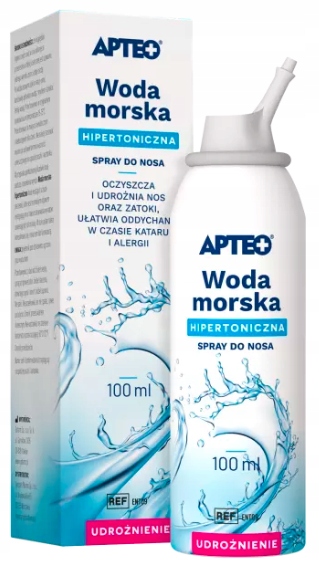

Woda Morska Hipertoniczna spray do nosa Apteo 100