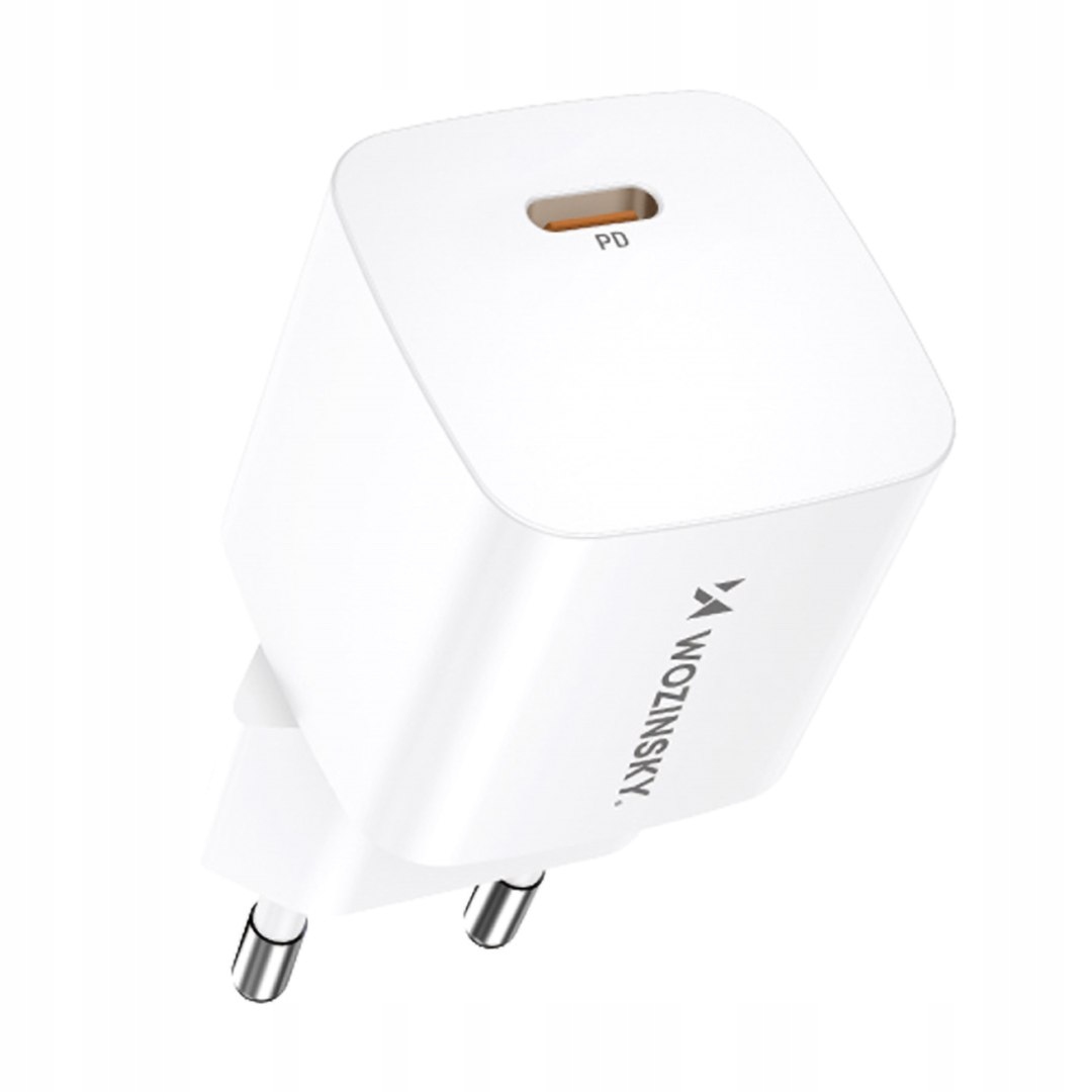 Ładowarka sieciowa 100-240V Pd Usb-c 20W biała