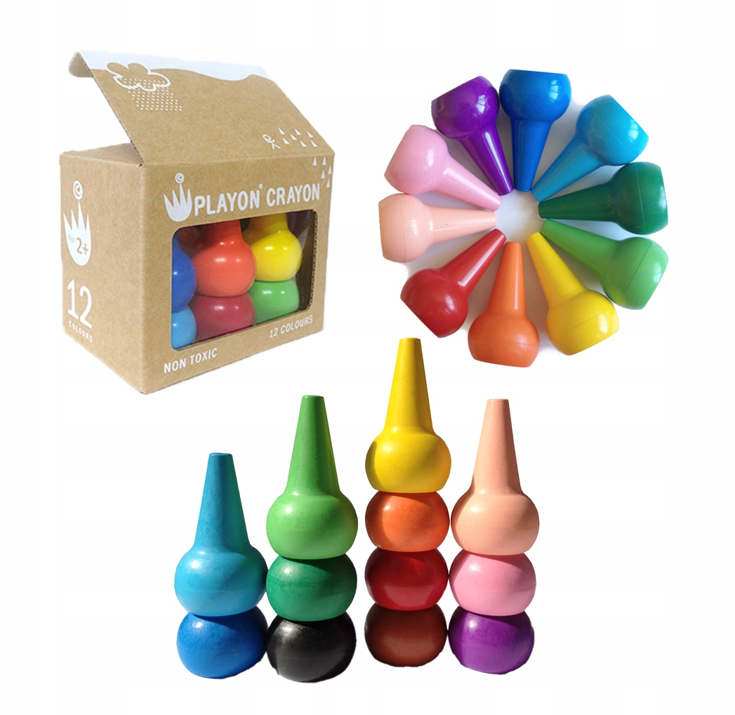 

Kredki stożkowe Playon Crayon Primary