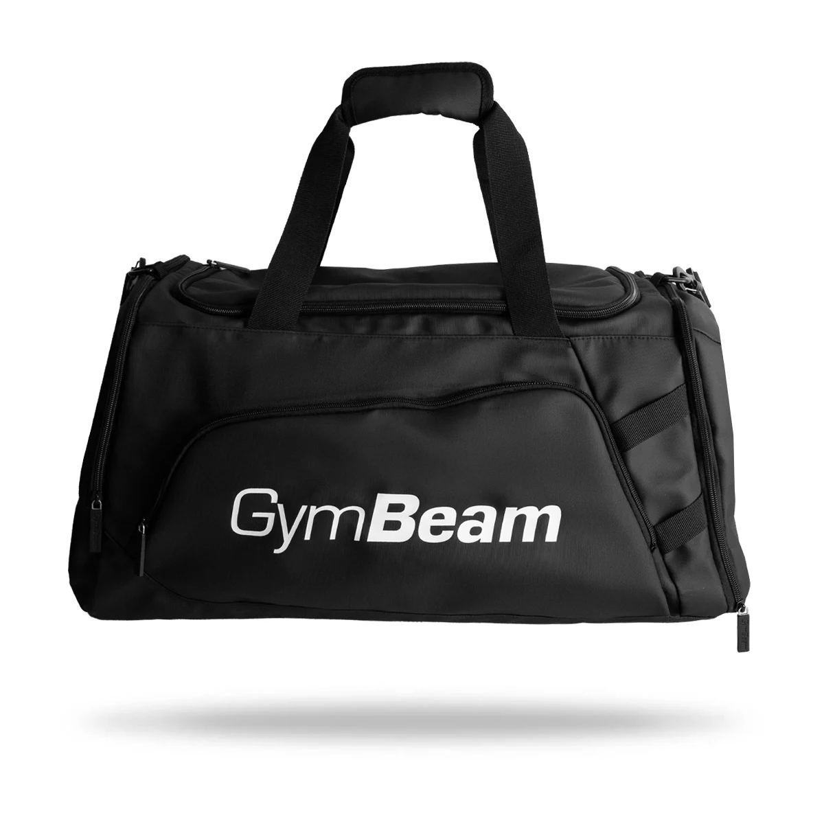 Torba Sportowa Core Black 50L Na Buty Wentylacja Paski GymBeam