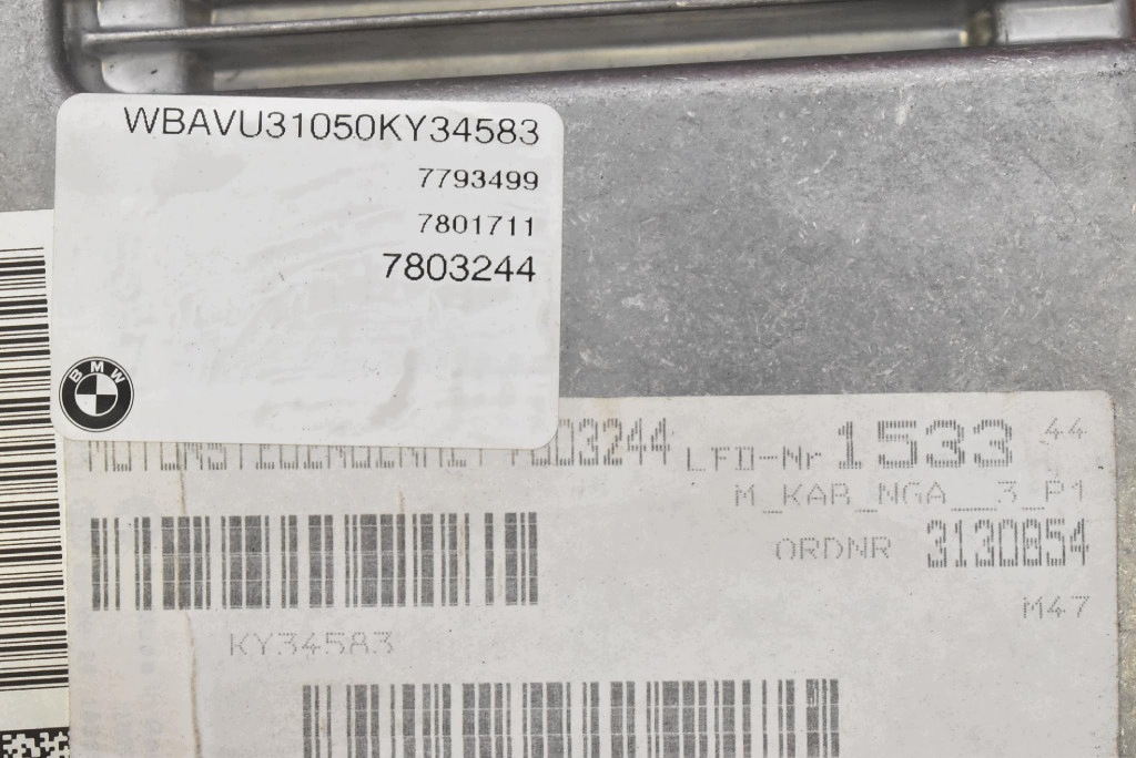 control unit computer of the engine 7801711 BMW E90 E91 2.0 D 163 KM 04-10