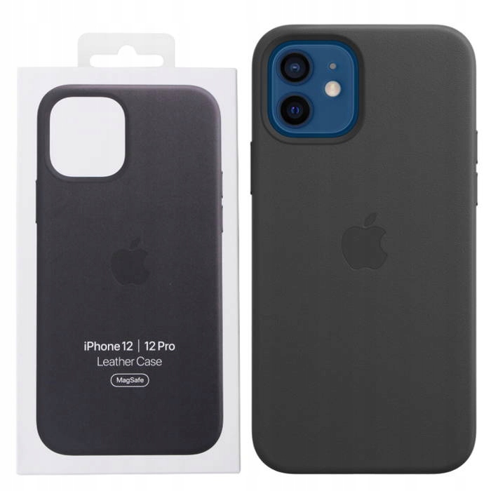 Pouzdro Apple Pro Iphone 12/12 Pro Zadní Kryt Leather Case Magsafe Originální Černé