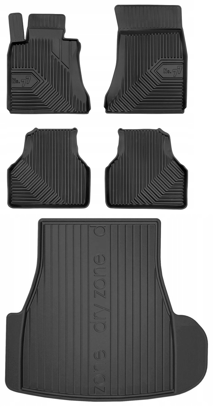 Set 77 Gumové rohože a rohože Bmw 7 E65 E66 2001-2008