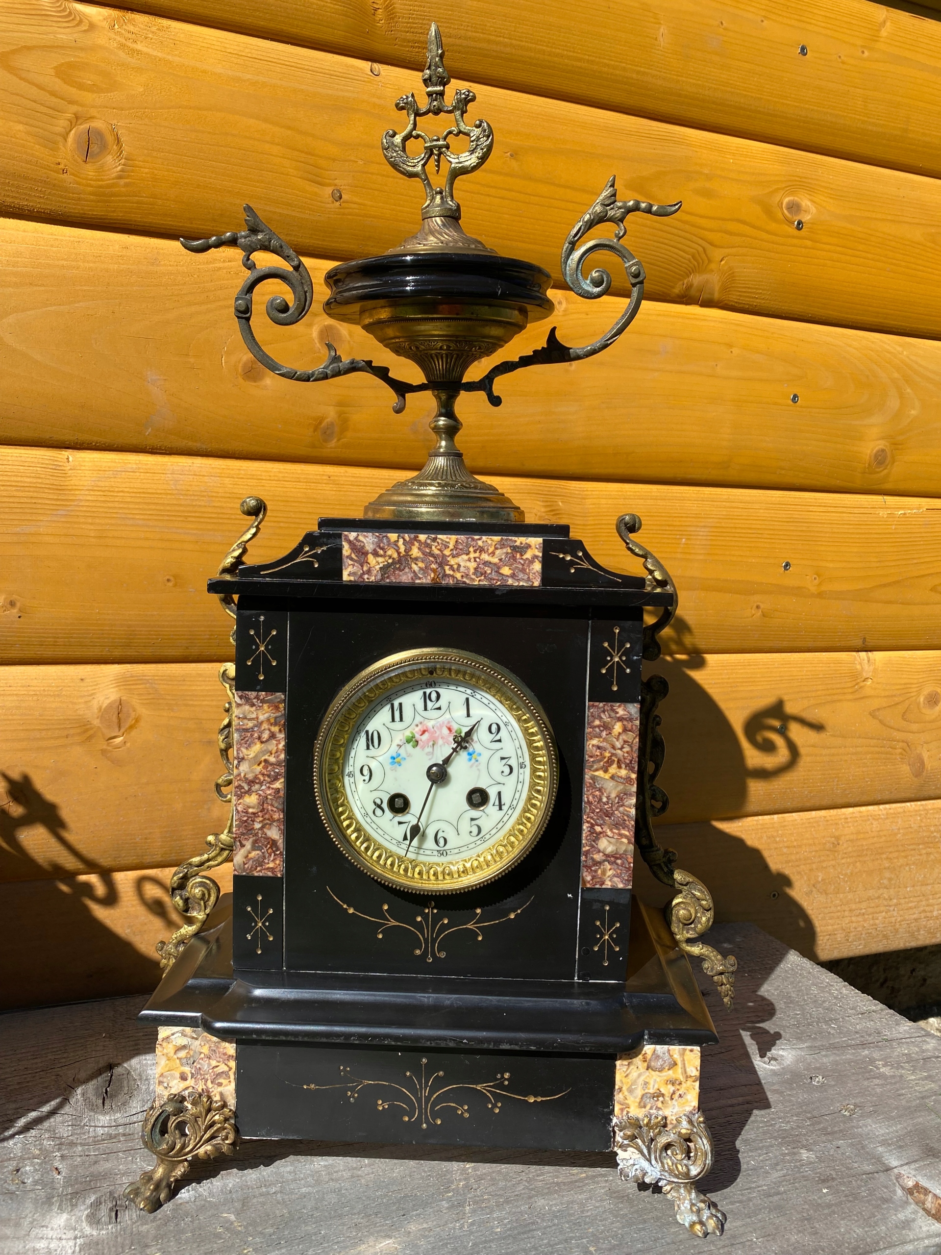 Zegar kominkowy Francja XIXw.