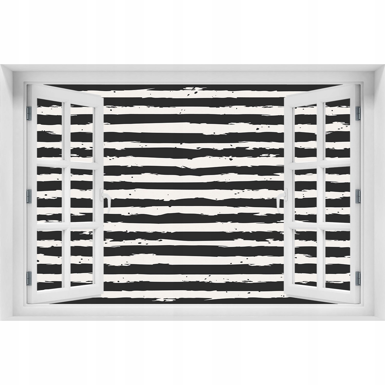 

Fotoobraz Naklejka na ścianę Czarno-białe paski