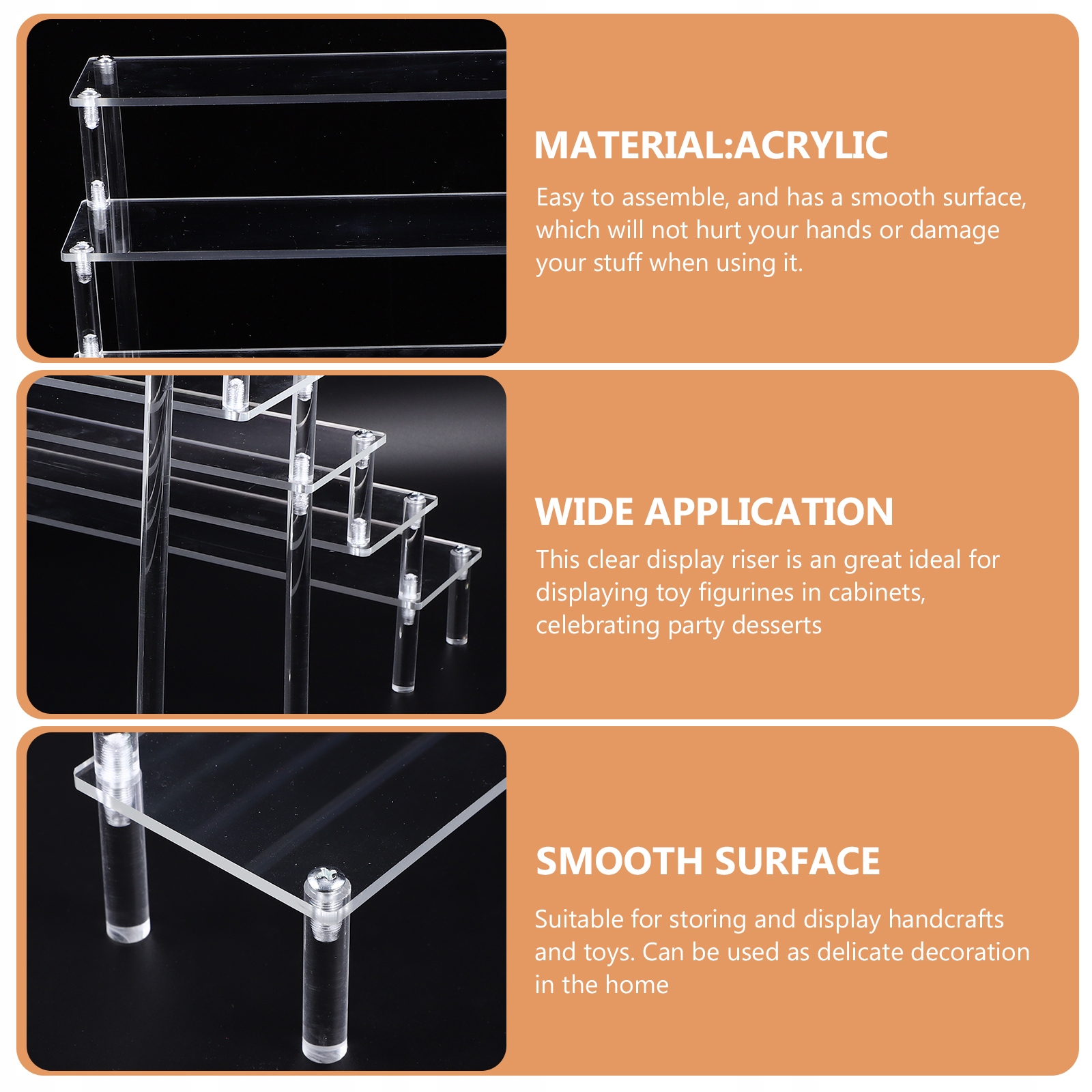 AKRYLOWY ORGANIZATOR NA ZABAWKI HOMEDECOR Marka bez marki