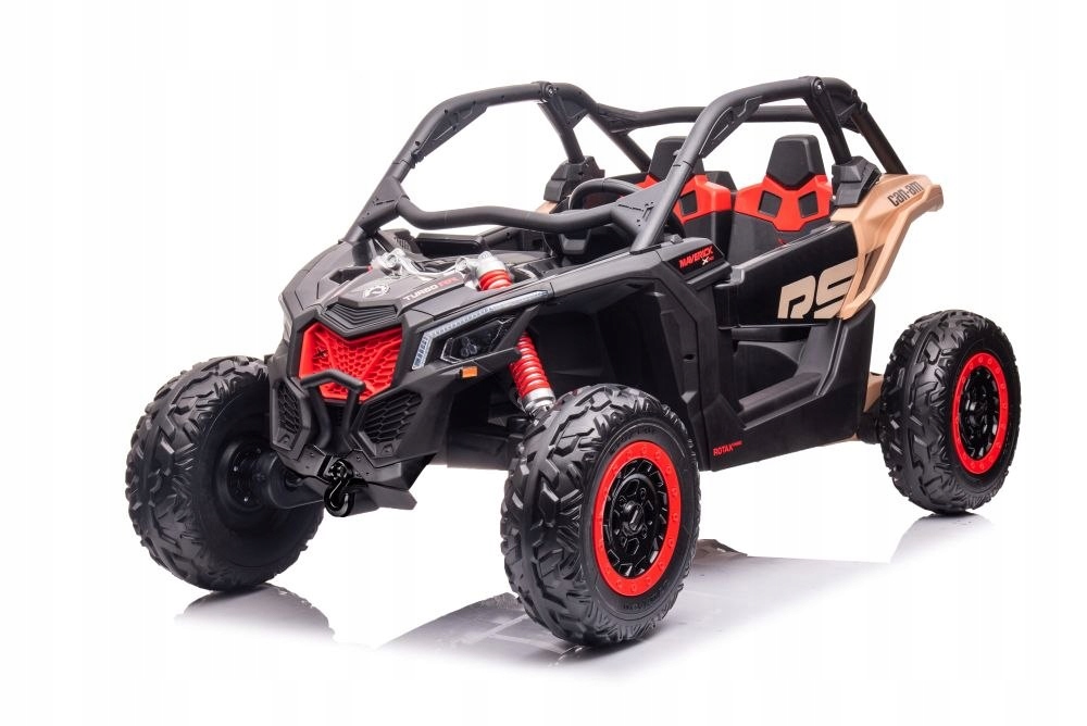 Auto na akumulator 2 osobowy Buggy Can-am 24 Volt 4x200 Watt pompowane koła