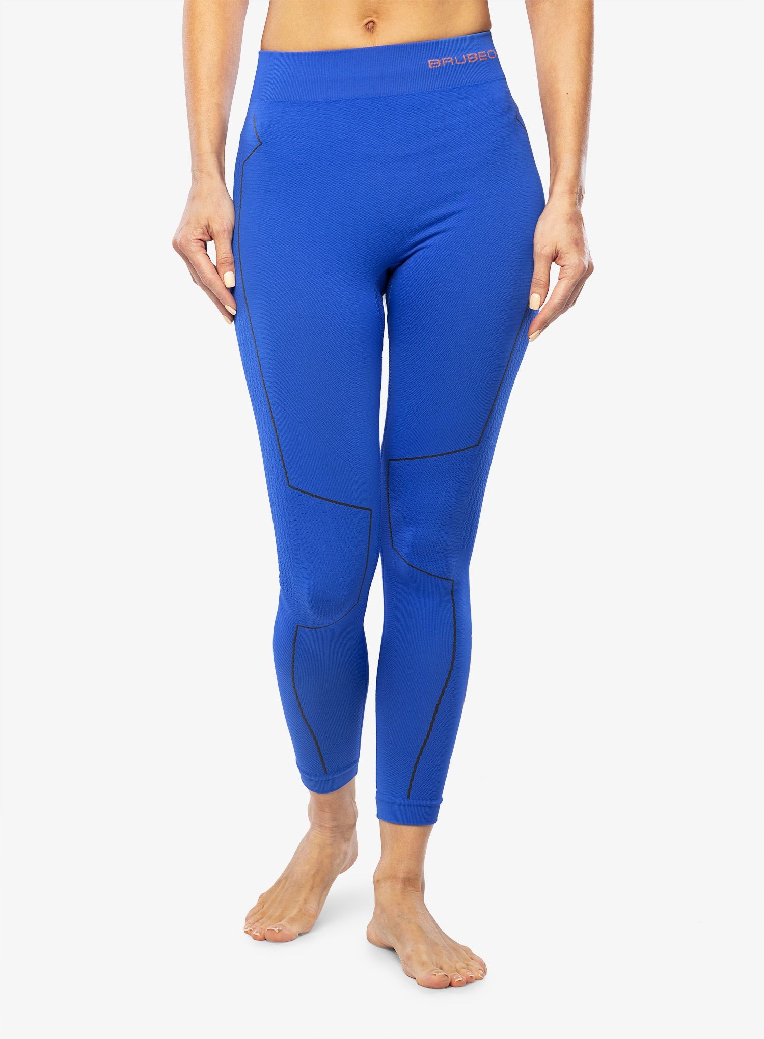 Legginsy termoaktywne damskie Brubeck Thermo cobalt Xs