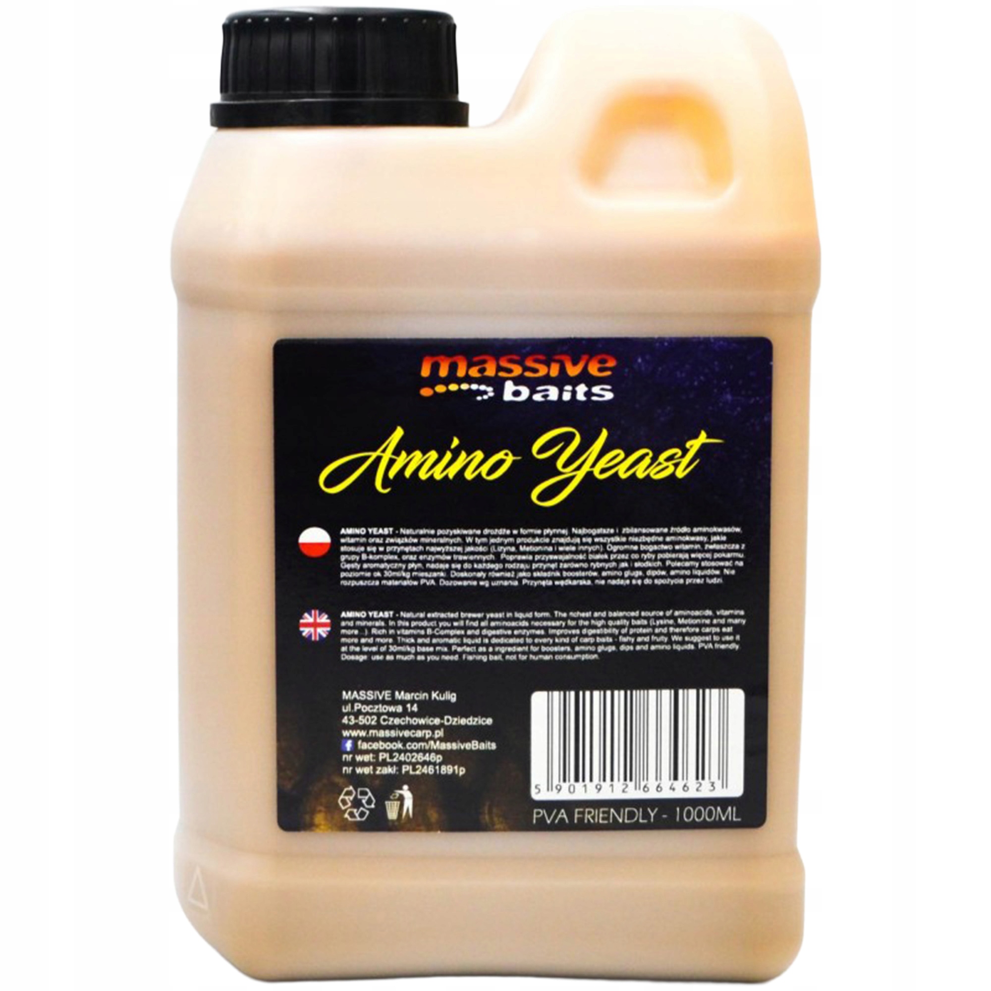 Liquid Massive Baits Amino Yeast 1L