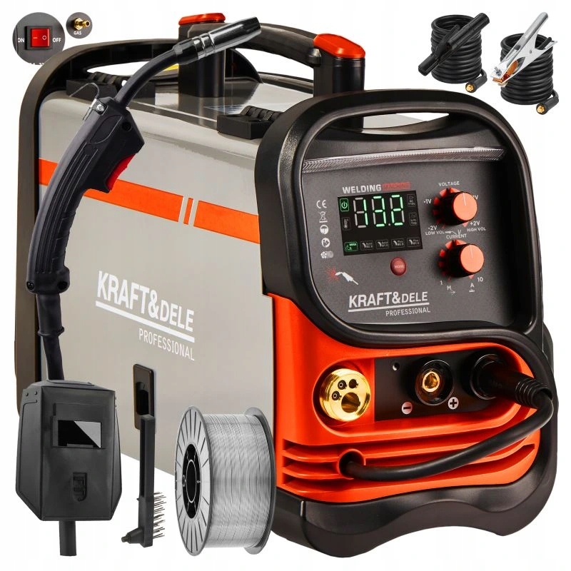 Svářečka IGBT-s plynem/bez plynu Mig/mma/tig Kraft&dele KD1883