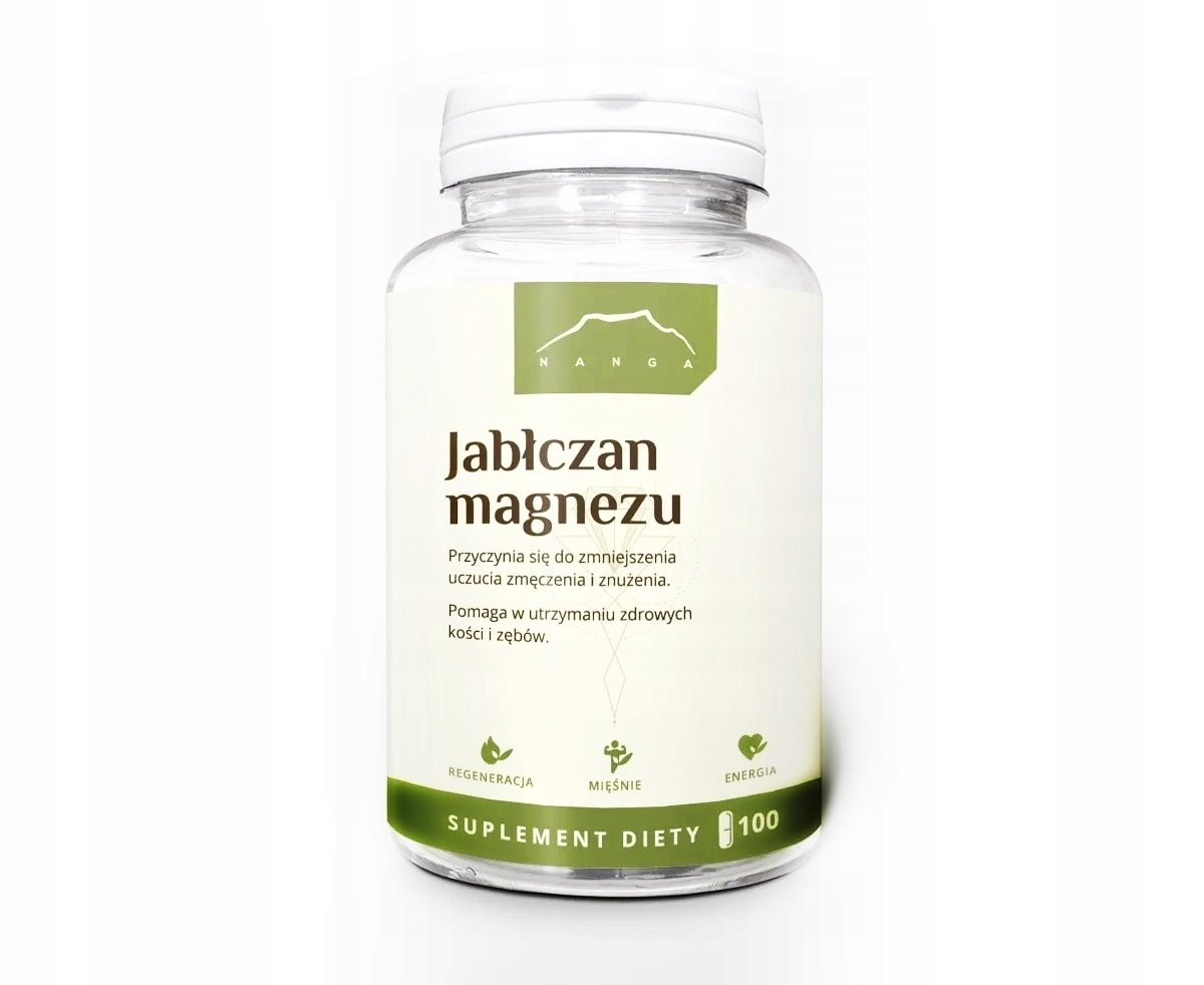 

Nanga Magnez Jabłczan 700mg x 100 kaps.
