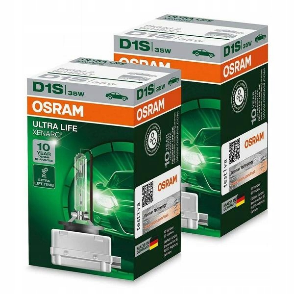 

Osram Ultra Life Xenarc D1S 4300K PK32D-2 Zestaw