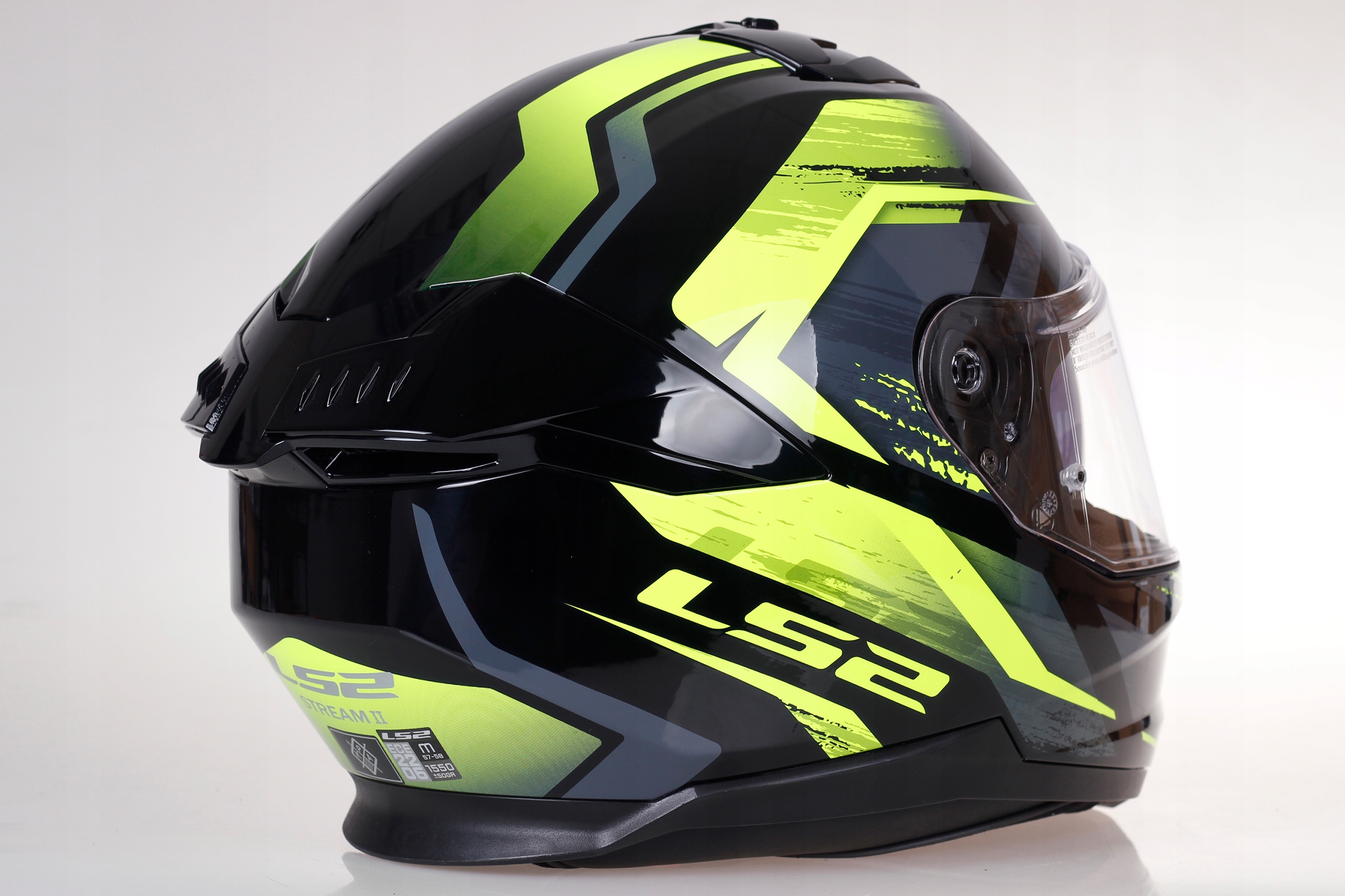 KASK MOTOCYKLOWY LS2 FF808 STREAM II system Pinlock FURY FLUO Typ Integralne / Pełne