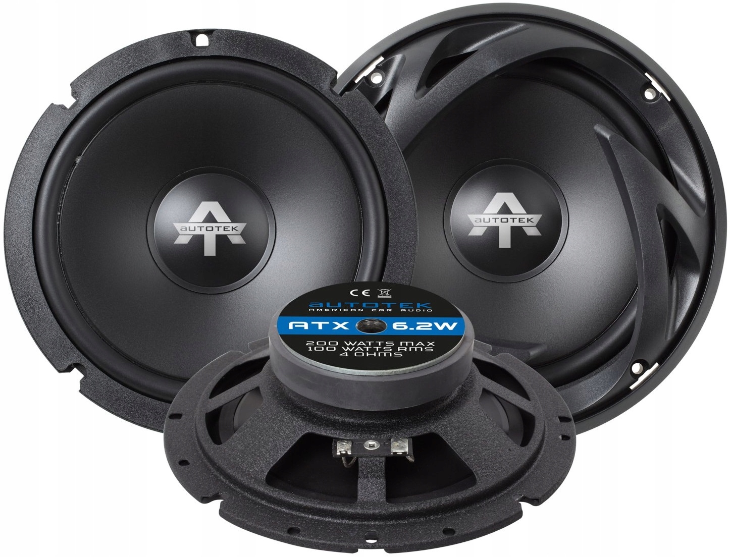 Głośniki Samochodowe Basowe 165mm Autotek ATX6.2W 100W Rms