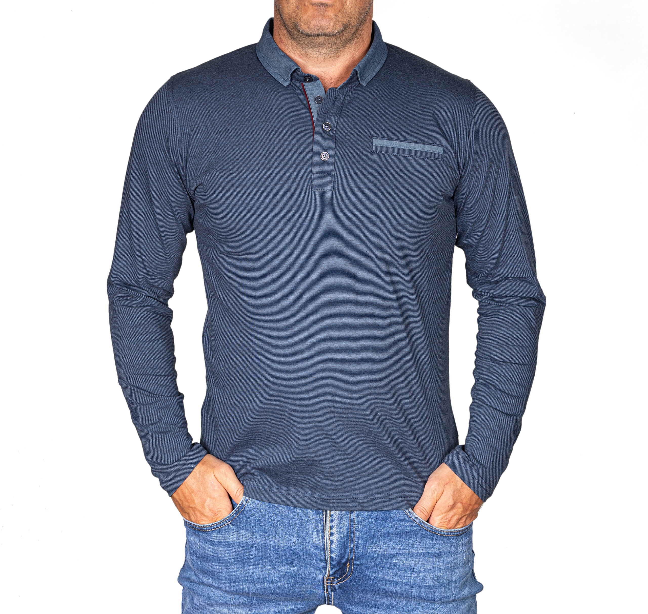 

Bluzka męska z długim rękawem longsleeve 4XL