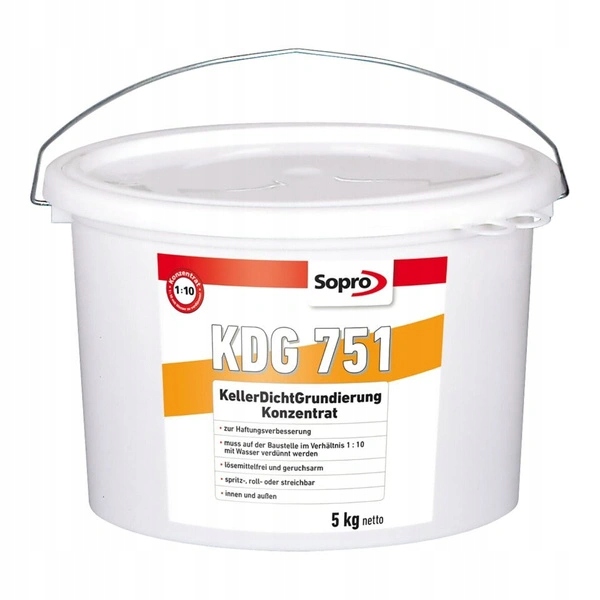 Bitumiczny podkład gruntujący Kdg 751 Sopro 5kg