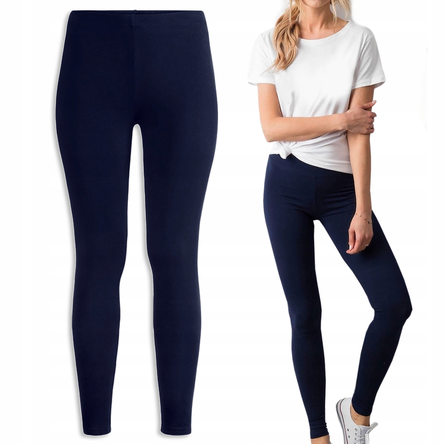 

Getry Legginsy Wysoki Stan Bawełniane #XL Dgn