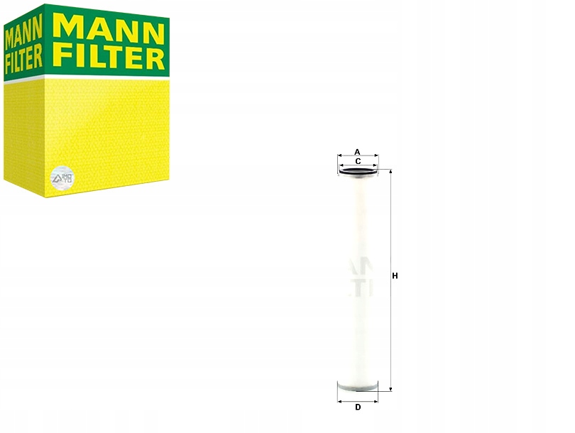 FILTR ODPOWIETRZENIA SKRZYNI KORBOWEJ MANN-FILTER