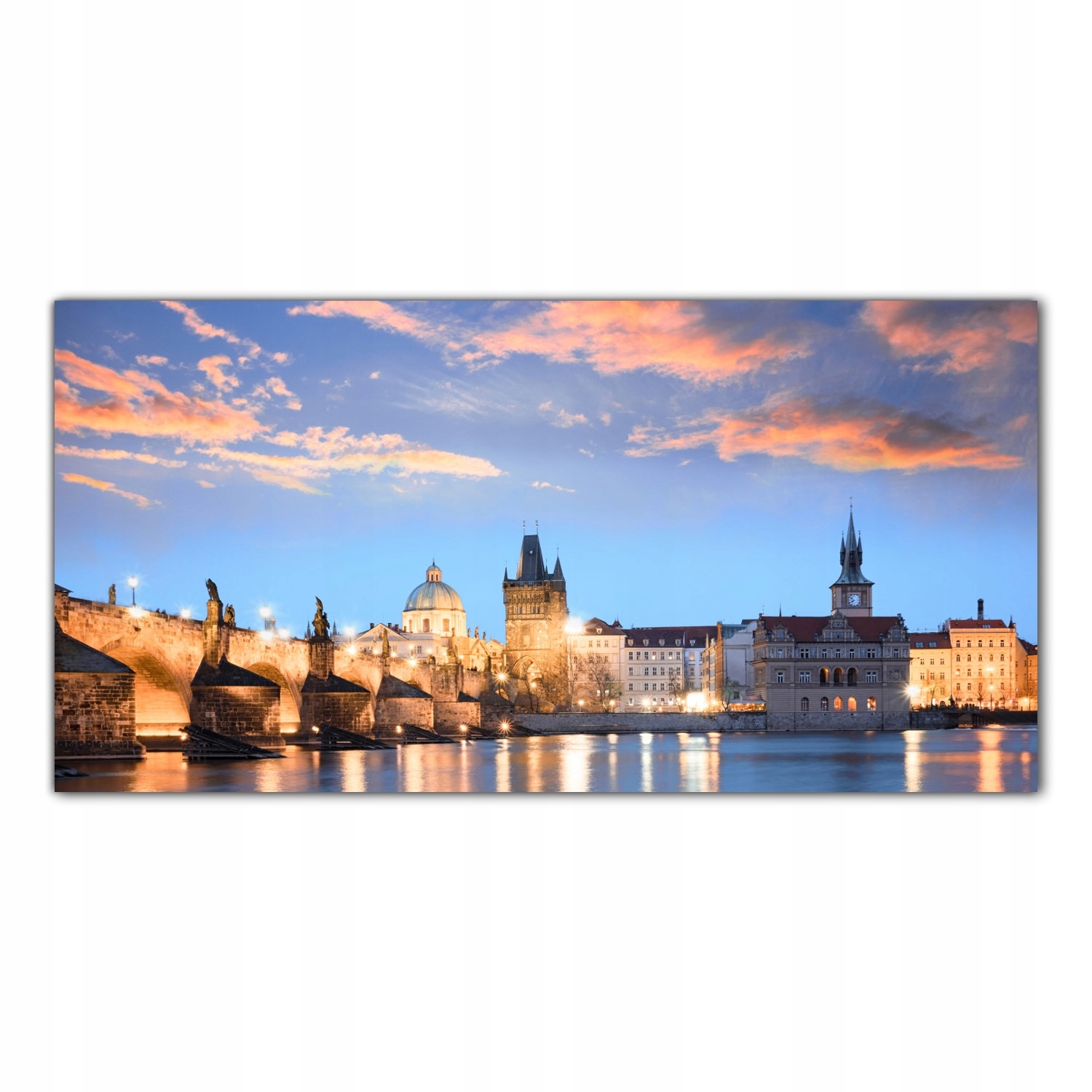 

Obraz Szklany Foto-obraz Most Zachód Słońca 120x60