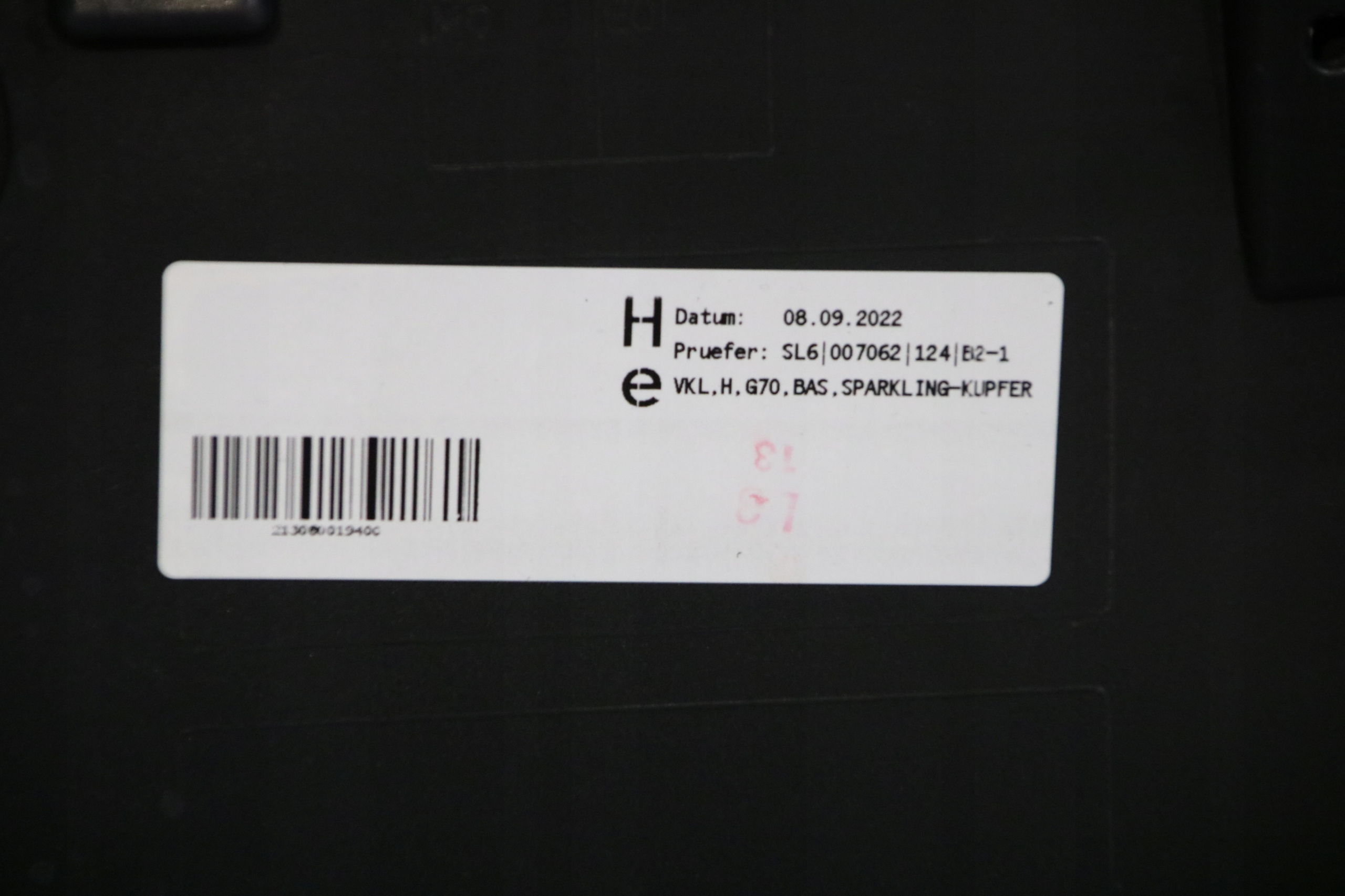 BMW 7 G70 bumper rear part rear USA 6xPDC colour C55