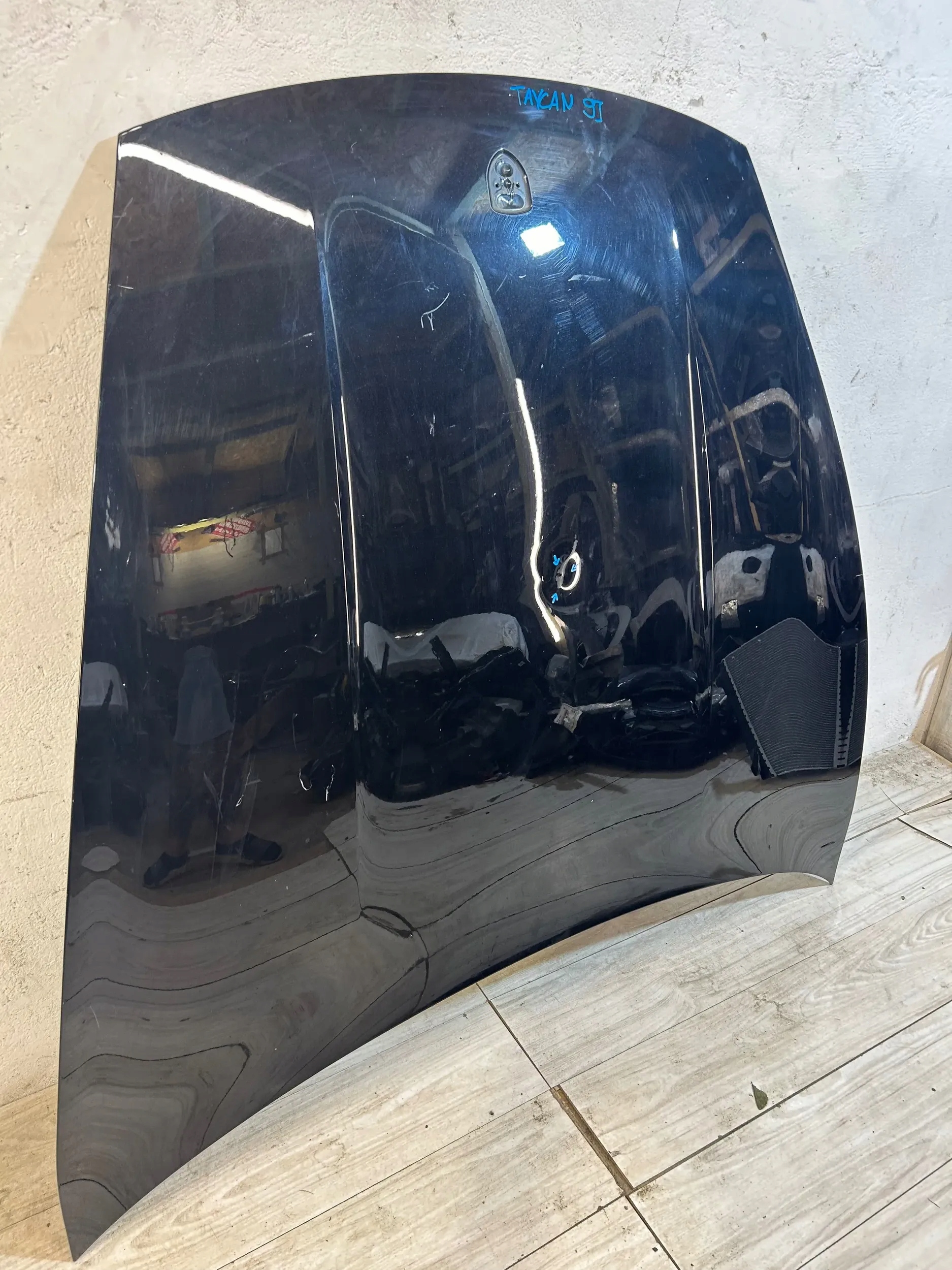 Motorhaube Porsche Taycan Y1A Bonnet Hood - Thumbnail 2