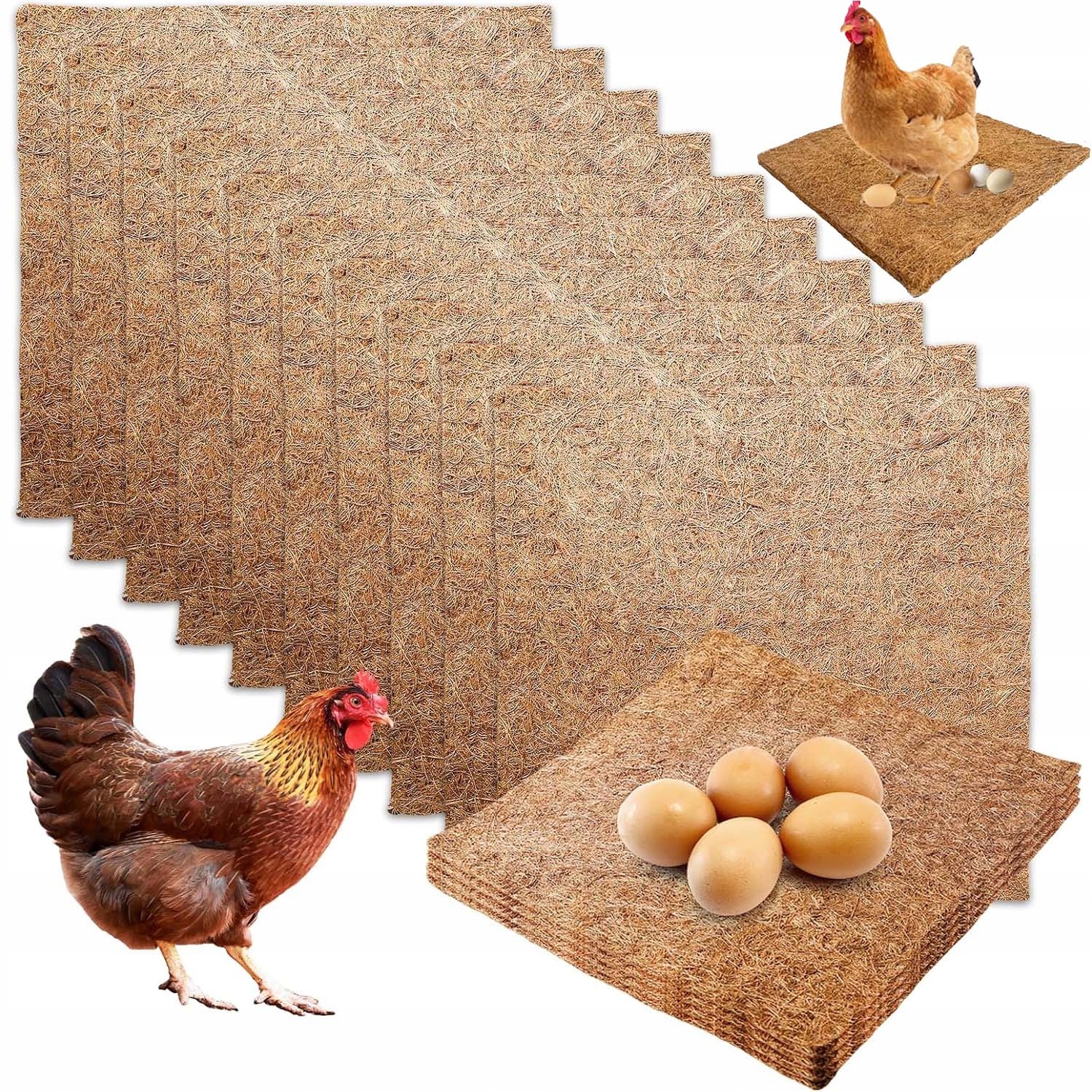 Levně Přírodní Kokosová Podložka Hnízdní Podložka 30 X 300 CM Pro Výsev Zahrady Pro Hlodavce