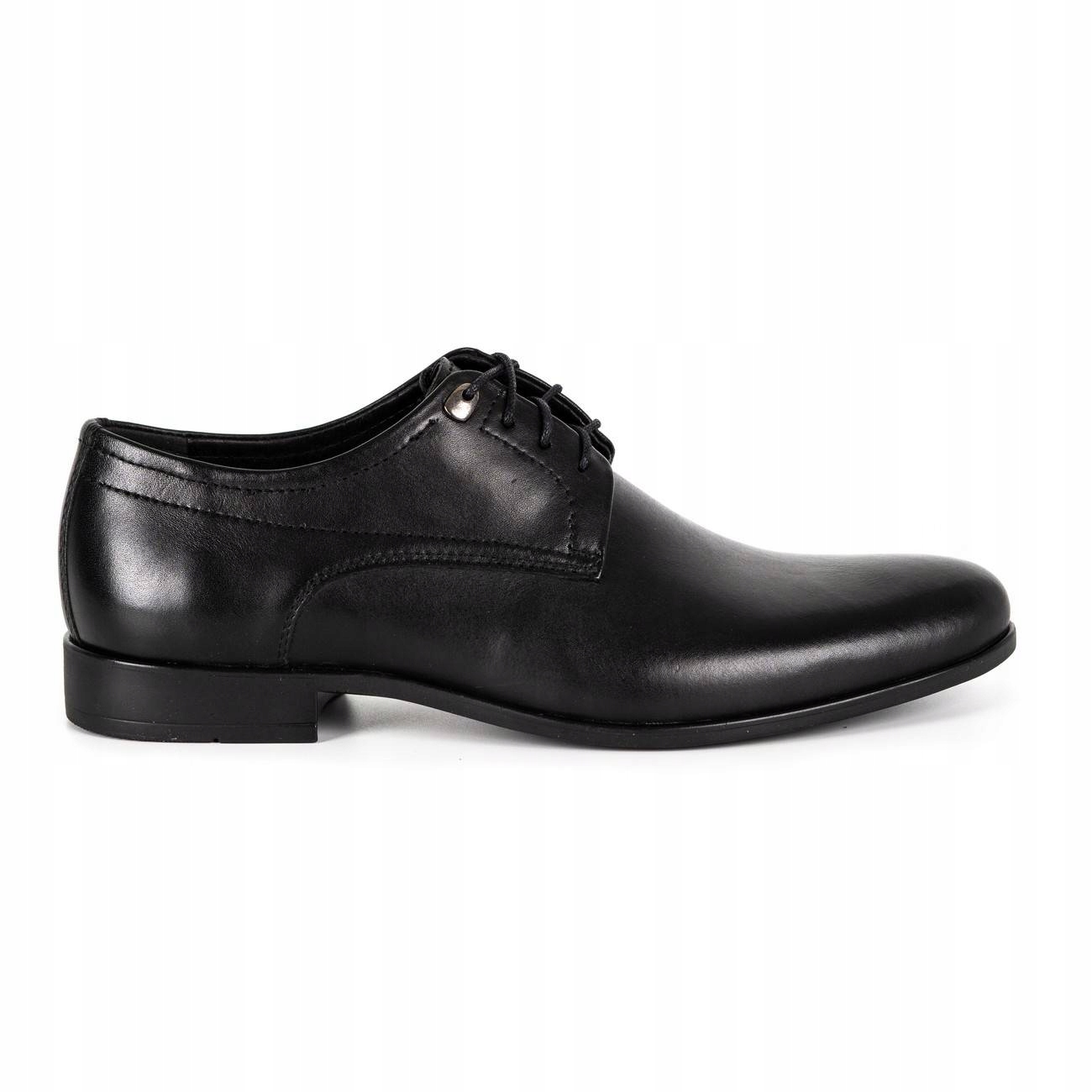 

Buty męskie wizytowe skórzane 334/27 czarne 43