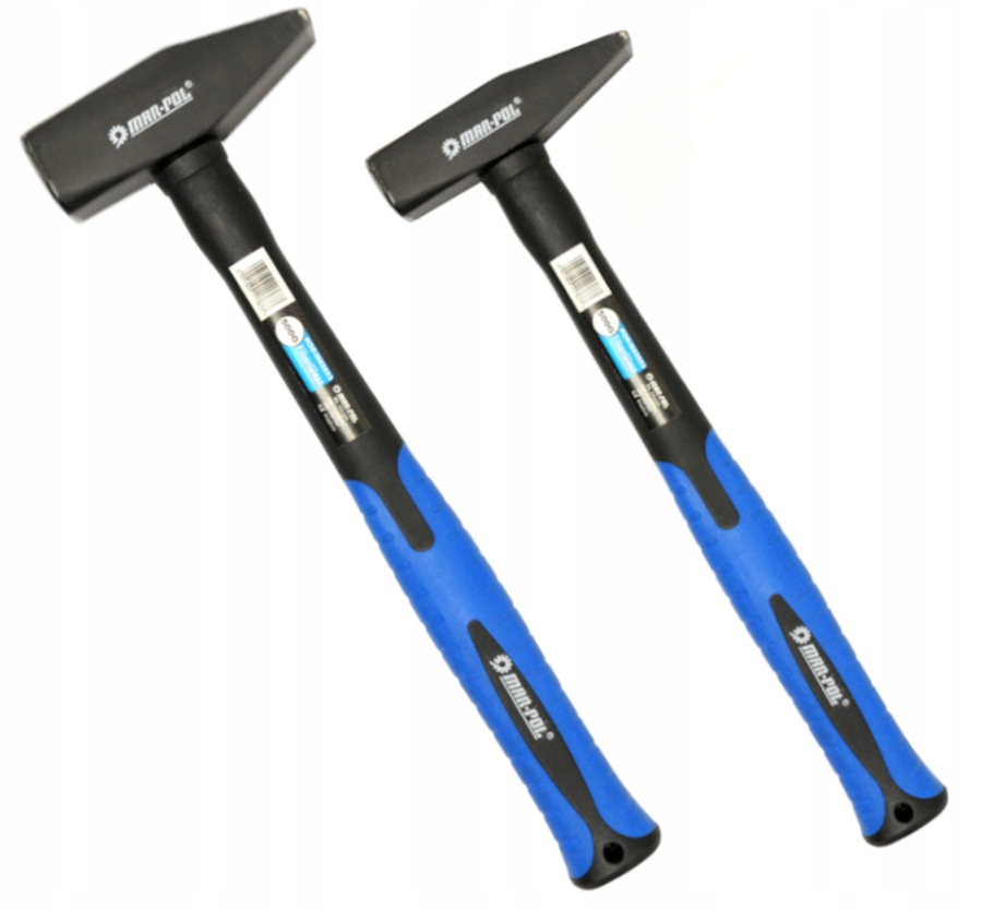 MŁOTEK MŁOT ŚLUSARSKI FIBERGLASS ZESTAW 2 MŁOTKÓW 500g 1000g 2sztuki Kod producenta BP-6205
